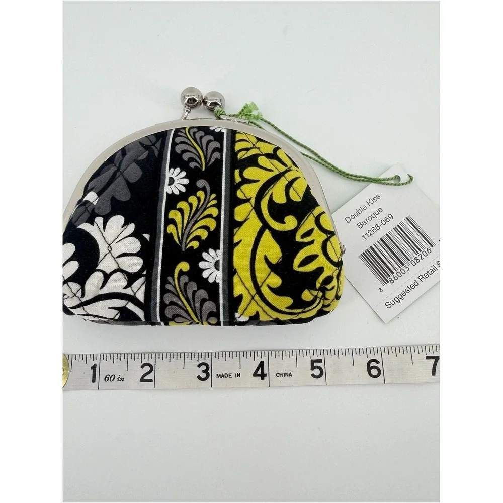 Vera Bradley‎ Baroque Quilted Handbag & NWT Double Kiss Coin Purse Set